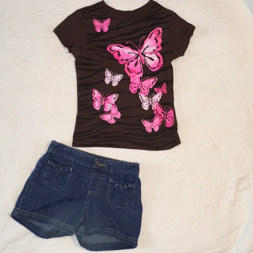 Little girls sz 6 jumping beans outfit